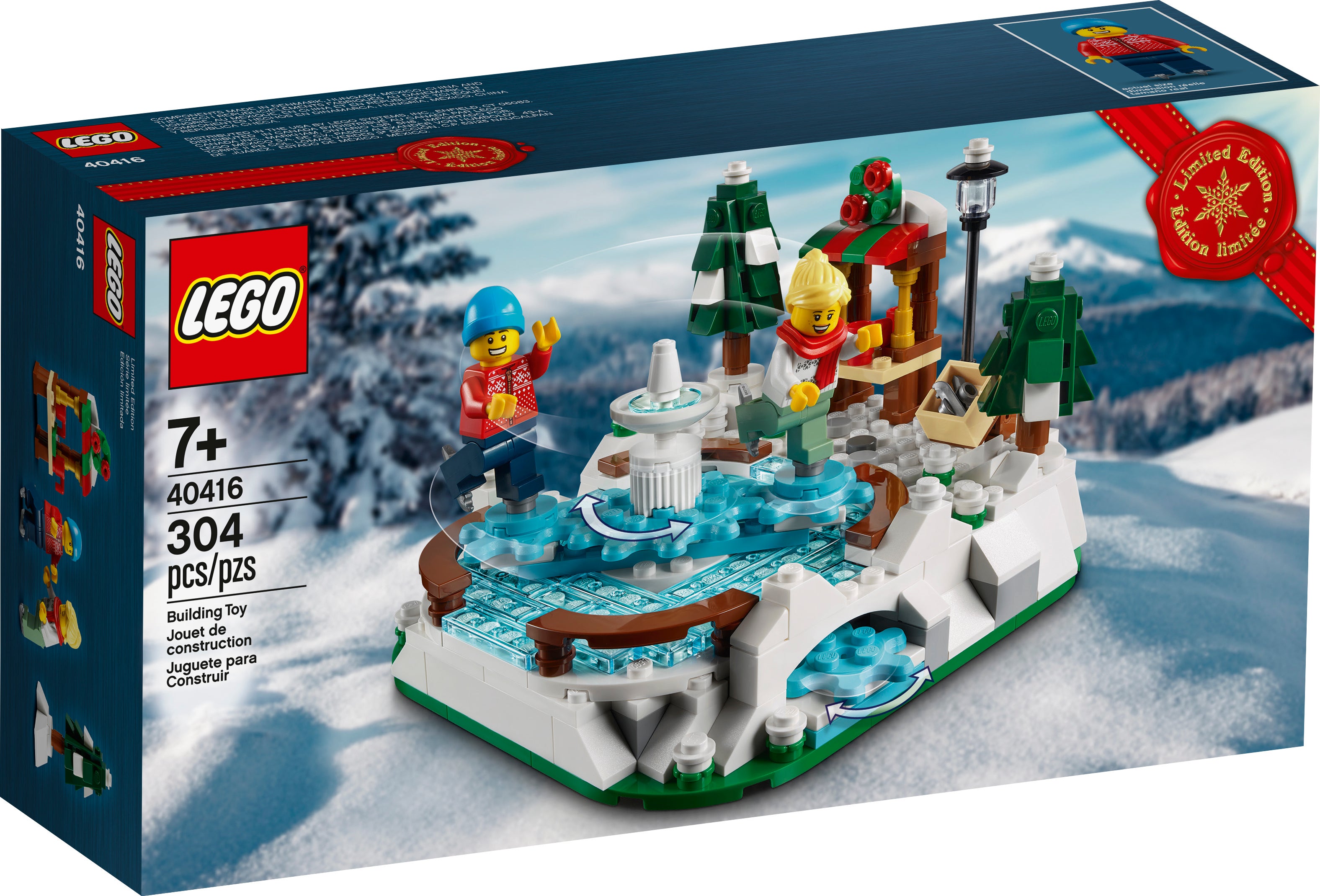 Details about  /  2020 Limited Edition Ice Skating Rink 304pcs New LEGO 40416